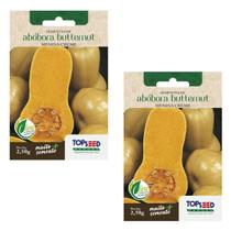 2X Sementes de Abóbora Menina Creme Butternut TOPSEED