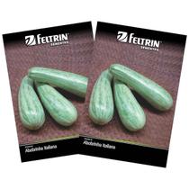 2X Sementes de Abobrinha Caserta Italiana FELTRIN