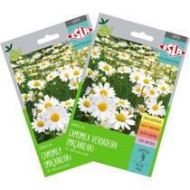 2X Sementes de Camomila Verdadeira/Maçanilha Super ISLA