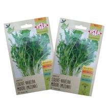 2X Sementes de Couve-Nabeira Midori Mizuna ISLA