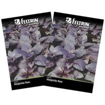 2X Sementes de Manjericão Roxo FELTRIN 2X Sementes de Manjericão Roxo FELTRIN