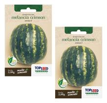 2x Sementes De Melancia Crimson Sweet Alta Germinação Frutas 2x Sementes De Melancia Crimson Sweet Alta Germinação Frutas