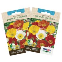 2X Sementes de Papoula Excelsior (Sortida) TOPSEED 2X Sementes de Papoula Excelsior (Sortida) TOPSEED