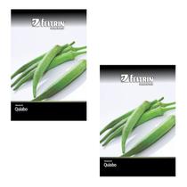 2X Sementes de Quiabo Valença FELTRIN 2X Sementes de Quiabo Valença FELTRIN