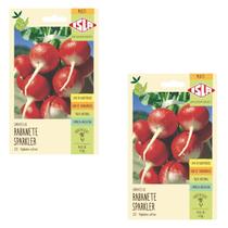 2X Sementes de Rabanete Sparkler ISLA 2X Sementes de Rabanete Sparkler ISLA
