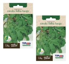 2x Sementes De Rúcula Folha Larga Alta Germinação E Produção 2x Sementes De Rúcula Folha Larga Alta Germinação E Produção