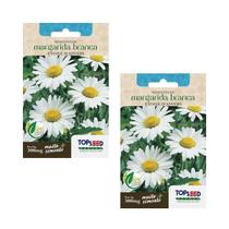 2X Sementes Margarida Branca (Etoile Danvers) TOPSEED 2X Sementes Margarida Branca (Etoile Danvers) TOPSEED