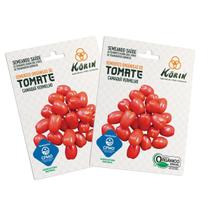2X Sementes Orgânicas Tomate Camaquã Vermelho (0,1g) KORIN