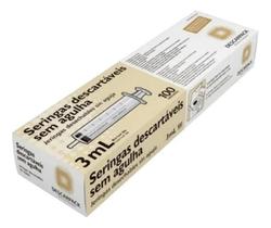 2X Seringa Descartável Bico Luer Slip 03 Ml Caixa Com 100 Un 2X Seringa Descartável Bico Luer Slip 03 Ml Caixa Com 100 Un