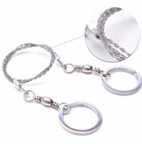 2X Serra De Dedo Serrote Dedo Cabo De Aço Sobrevivência Camp