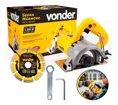 2X Serra Mármore Madeira Concreto Vonder Smv1300S Tipo Makit