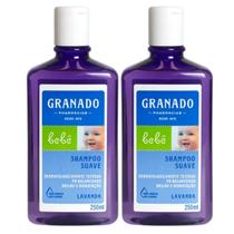 2x Shampoo Líquido Granado Bebê Lavanda 250ml - 2x Shampoo Líquido Granado Bebê Lavanda 250ml -