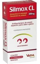 2X Silmox Cl 300Mg - 10 Comprimidos Cães E Gatos - Vansil