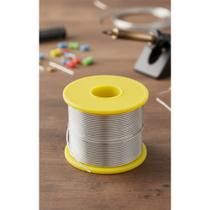 2x Solda Estanho 2.4mm 500g c/ Fluxo RA: Conexões Fortes