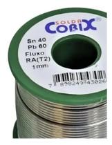 2X Solda Estanho 40X60 1.0Mm Com Fluxo Ra (T2) Rolo 500G - Co 2X Solda Estanho 40X60 1.0Mm Com Fluxo Ra (T2) Rolo 500G - Co