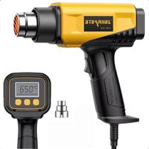 2X Soprador De Ar Quente Pistola Display Digital 1800W Max 6