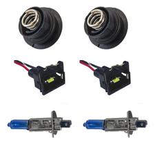 2x Soquete E 2x Conector 2x Lâmpada S.b Mb 1620/cargo/volks