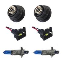 2x Soquete E 2x Conector 2x Lâmpada Superbranca Mb 1620/cargo/volks