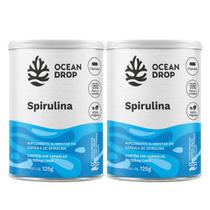 2x Spirulina Ferro Vitamina B12 Ocean Drop 240 Cápsulas 2x Spirulina Ferro Vitamina B12 Ocean Drop 240 Cápsulas