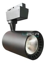 2X Spot Led Para Trilho 10W Preto 4000K Luz Neutra