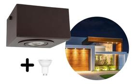 2X Spot Para Beiral Sobrepor Teto Dicroica Led Incluso Cor M