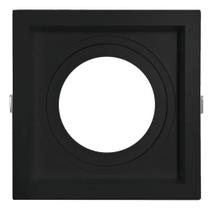 2X Spot Recuado De Embutir Quadrado Par30 Preto Bocal E27 10