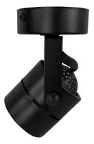 2X Spot Sobrepor Mr16 Gu10 Preto Direcionável Ds2396 Delis