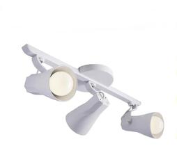 2X Spot Startec Para 03 Lâmpadas Padrão E27 Octa 3 Branco Id 2X Spot Startec Para 03 Lâmpadas Padrão E27 Octa 3 Branco Id