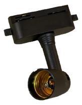 2X Spot Trilho Eletrificado S/ Lâmpada Top Soquete E27 Delis