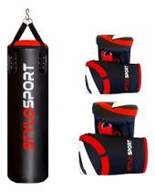 2X Stylo Luta Boxe Muay Thai Mma Reforçado Box Bater Negro - 2X Stylo Luta Boxe Muay Thai Mma Reforçado Box Bater Negro -