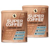 2x Supercoffee 3.0 Café Arábica Vanilla Latte Caffeine Army