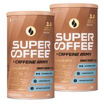 2x Supercoffee Café Arábica Sabor Vanilla Latte 380g Caffeine Army