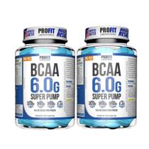2x Suplemento BCAA 6.0g Super Pump 120 Tabletes
