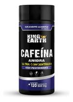 2X Suplemento Cafeína 120 Cápsulas King Earth