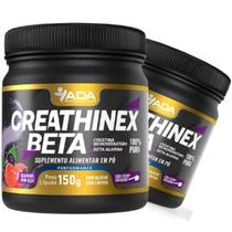 2x Suplemento Creathinex Beta 300g Creatina Sabor Guaraná Açaí Alanina Massa Muscular Pré Treino Pó