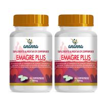 2x Suplemento Emagre Plus 60 Comprimidos 1200mg