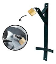 2X Suporte Botijão De Gás Antifurto Parede