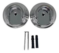 2X Suporte Flange Para Varão 19 E 28 Mm Kit Par 2X Suporte Flange Para Varão 19 E 28 Mm Kit Par