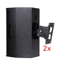 2x Suporte para Caixa de Som Parede Aço Reforçado Até 40kg Ajuste 180 e 90 LE-3416 2x Suporte para Caixa de Som Parede Aço Reforçado Até 40kg Ajuste 180 e 90 LE-3416