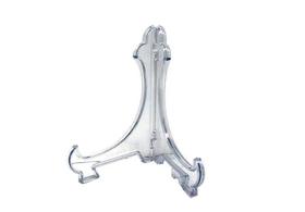 2X Suporte para Pratos Plástico Transparente 12 Cm 2X Suporte para Pratos Plástico Transparente 12 Cm
