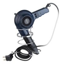 2X Suporte Para Secador De Cabelos Fixar Parede Aço Cor Prat