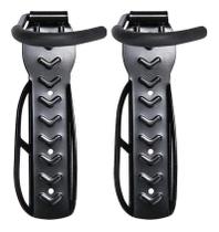 2x Suporte Parede Vertical Gancho Pendurar P/ Bicicleta Pro Cor Preto 2x Suporte Parede Vertical Gancho Pendurar P/ Bicicleta Pro Cor Preto