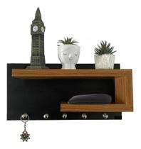 2X Suporte Porta Chaves Parede Multiuso Organizador Decorati 2X Suporte Porta Chaves Parede Multiuso Organizador Decorati