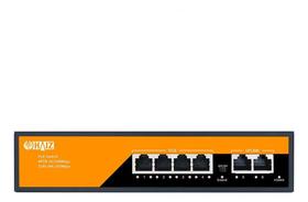 2X Switch Poe 4 Portas Poe Ativo + 2 Uplink Fast 10/100 Mbps