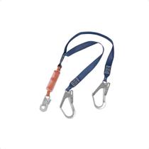 2X Talabarte Duplo Y Em Fita Com Abs Conector Classe T 55 Mm