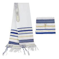 2X Talit Messiânico Azul 55 X 180 Cm - - De Israel