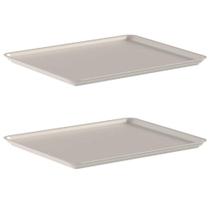 2x Tampa Cesto Organizador 5,4L OU Flow 1,3 x 22 x 27cm Bege 2x Tampa Cesto Organizador 5,4L OU Flow 1,3 x 22 x 27cm Bege