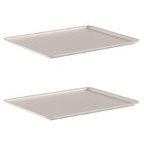 2x Tampa Cesto Organizador 8,2L 12L e 16L OU Flow Bege