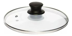 2X Tampa De Vidro Avulsa 20 Cm Para Panela Frigideira Caçaro