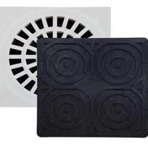 2X Tampa Protetor De Ralo Quadrada 19X19 Emborrachado Evita 2X Tampa Protetor De Ralo Quadrada 19X19 Emborrachado Evita